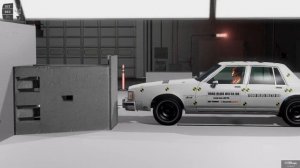 BeamNG.Drive Small over lap crash on 1980 Olds Delta 88