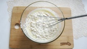 Кекс на кефире с вишней