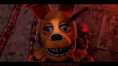 Hidden in the sand (springtrap)