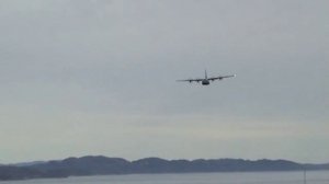 Greenland - aircraft - Hercules C130 - "low-pass" in Nuuk Airport