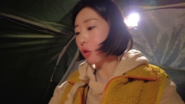 [솔로캠핑] 바보 아니고 조금 부족한 거야 | 감성과 노동의 화목난로 (feat. 연통 구멍 뚫기) #캠핑 #백패킹 #취미