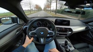 2019 BMW 5 Series G30 520i M Sport Plus POV Test Drive by AutoTopNL
