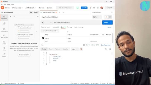 #Day19 : How to build a Simple API with Node js & Express (Part 2) | Newton School
