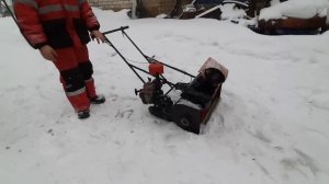 САМОДЕЛЬНАЯ СНЕГОУБОРОЧНАЯ МАШИНА ИЗ БЕНЗОПИЛЫ "УРАЛ"/запуск после 5 лет простоя/