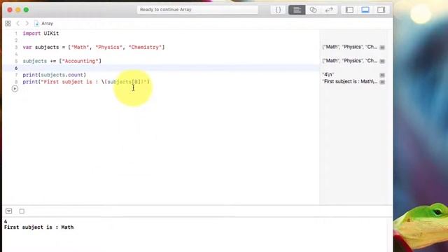 Arrays in Swift  - Learn Swift From Scratch - 02