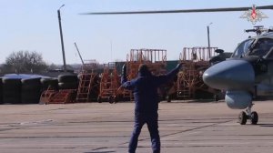 Боевая работа Ка-52 России