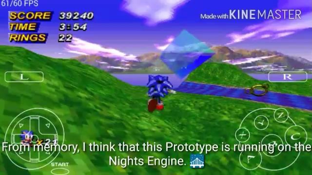 Sonic Xtreme On Android YABAUSE 60fps смотреть онлайн