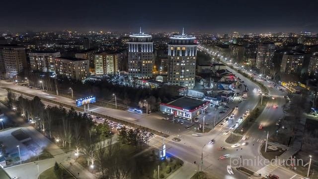 Бишкек 2019 с воздуха, гиперлапсы