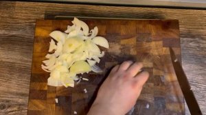 Простой и быстрый обед - Гречка в сливках с куриными бёдрами