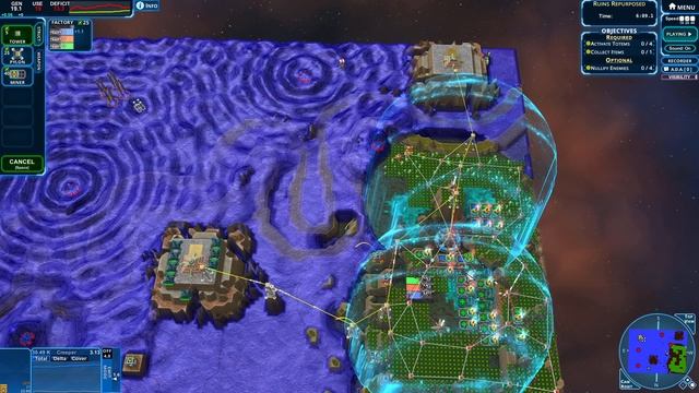 Creeper world 4 Walkthrough - planet 5 - Ruins Repurposed - 100% achievement смотреть онлайн