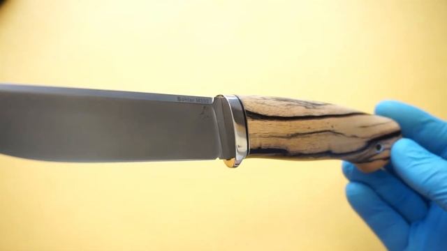 Нож "Клык" из стали Bohler M390 смотреть онлайн
