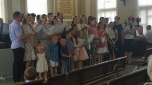 Улыбнись душа, всё будет хорошо 12.06 2022г.Церкрвь ЕХБ Пос.Высокий Молодежь Христианские песни