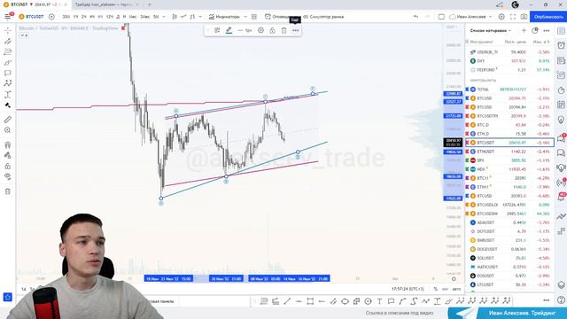 #Биткоин разбор! 🚨 Готовимся к дампу! Два сценария с конкретными ТВХ! смотреть онлайн