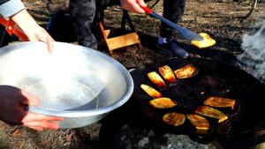 5 КГ МЯСА на САДЖЕ. ЛУЧШЕЕ БЛЮДО на КОСТРЕ. ENG SUB