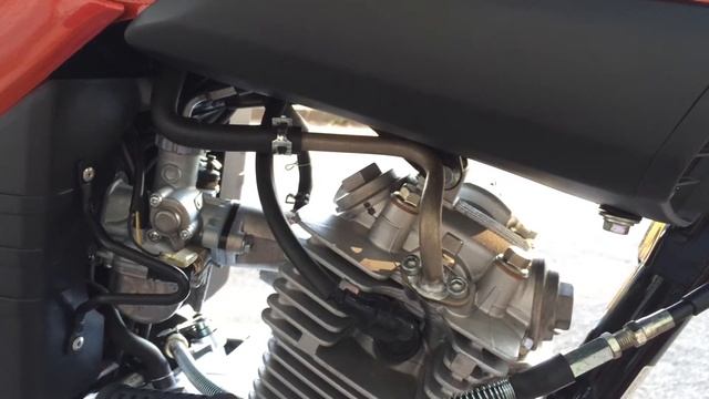 Убираем дожиг выхлопных газов  -  Yamaha YBR-125