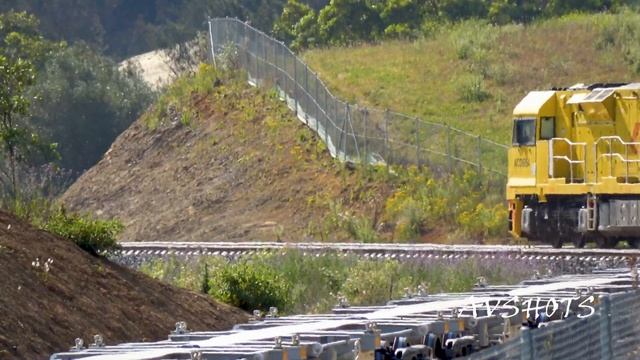 [4K] AURIZON Train into Glenlee Intermodal Terminal w/ ACD6054 & new QQYY Wagons | Glenlee Junction смотреть онлайн
