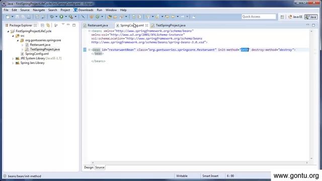 Spring Tutorial 12 - Bean Life Cycle смотреть онлайн