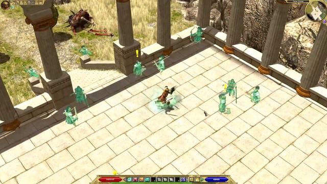 Titan Quest прохождение - Охотник на ведьм #4_1 (Ратное дело + Дух ) Царство мёртвых смотреть онлайн