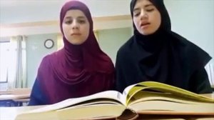 Кория  Курон карим сестра читает коран маша аллах