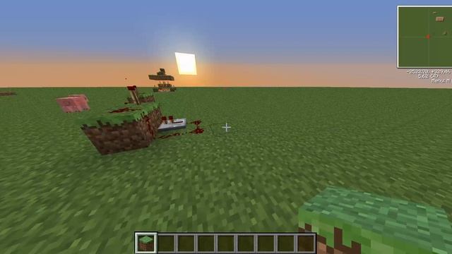 баг в майнкрафте на отключения красного факела без запитки смотреть онлайн