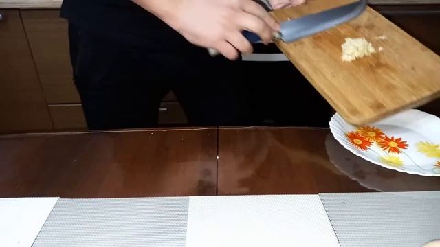 Китайский ужин на скорую руку (жареный рис)Quick Chinese Dinner (fried rice)