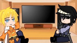 Naruto and sasuke//react to boruto time skip//boruto //