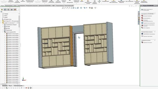 Мебель в Solidworks