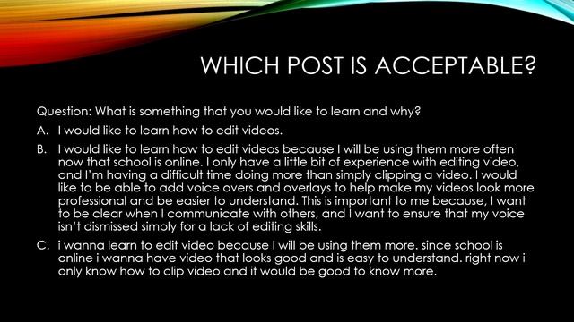 Discussion Board PPT смотреть онлайн