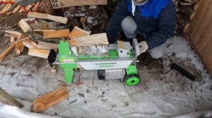 ОТЗЫВ о Дровоколе RedVerg RD-LS 25-37E / ТЕСТ электрический дровокол / ОБЗОР товара ДРОВА РУБЛЕННЫЕ