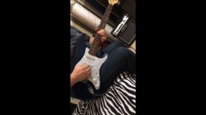 Squier Bullet Strat demo