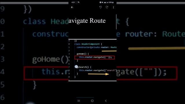 Angular Router Navigate