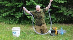 Мотопомпа RATO, подготовка к работе и пробный пуск!