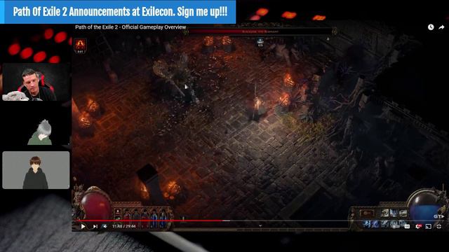 Path of Exile 2 Exilecon Gameplay Trailer Reactions смотреть онлайн
