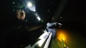 Ночьная подводная охота на Волге не выезжая из Казани