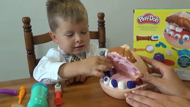 Play-Doh Зубной врач - Игра! смотреть онлайн