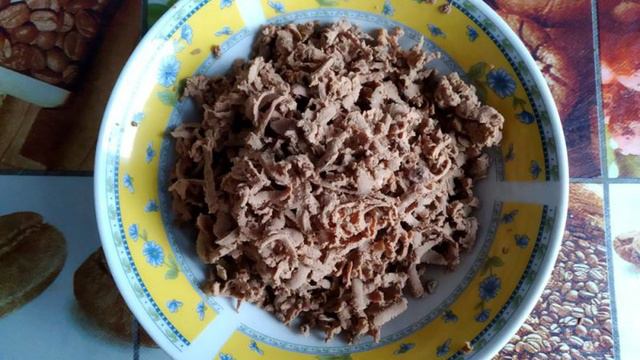 Салат печеночный с квашеной капустой