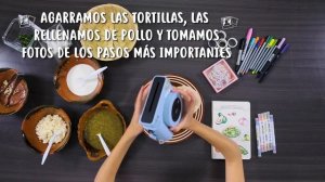 Crea un recetario muy mexicano con Instax Square SQ1