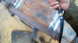 Тдт-55. Ремонт кронштейнов отвала сварка.