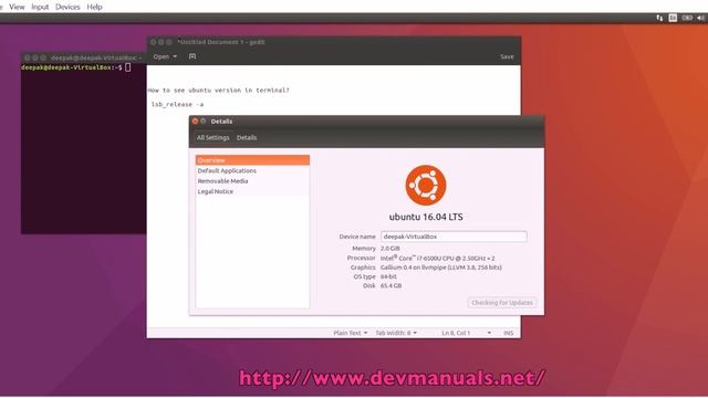 How to see Ubuntu version in terminal? смотреть онлайн