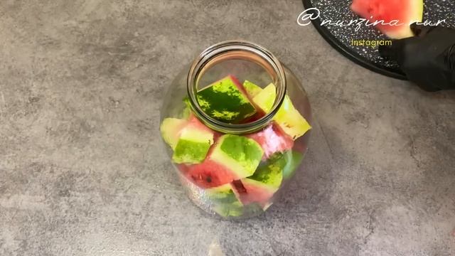 ҚАРБЫЗДЫ ҚЫСҚА ОСЫЛАЙ САҚТАЙМЫН. Вот так я СОХРАНЯЮ АРБУЗ НА НОВЫЙ ГОД! Маринованные арбузы. Арбуз