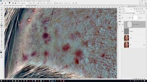 Ретушь методом частотного разложения в Adobe Photoshop
