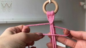 Кашпо макраме , 2 варианта