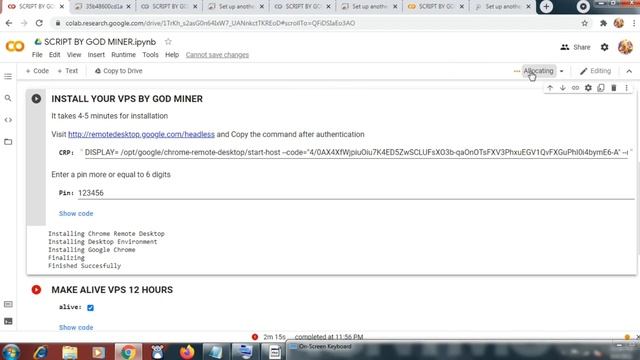 Google Colab Mining | 12 hours+ Runtime 100+MH ? | God Miner