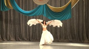 Танцевальное шоу с веерами Царевна лебедь