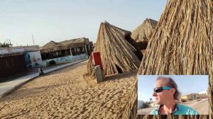 Aladdin Beach Resort. Обзор территории, дорога на пляж.