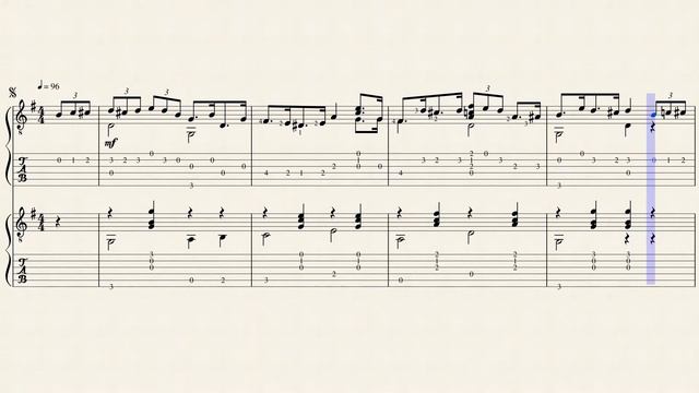 Dance of the owls - J. H. Jennings - Tablature