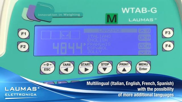 WTABG - ABS weight indicator ideal desk mounting LCD graphic display extended keyboard - LAUMAS смотреть онлайн