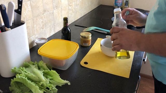 Warm salad of French Vosges department!! / Тёплый салат французского департамента Вогезы!!