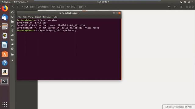 How to install NiFi on Ubunku Machine(18.4)