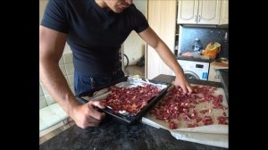 Как приготовить СЕРДЦЕ! Карнивор рецепты.Как сушить мясо Еда в походе: сушеное сердце/вяленое сердц